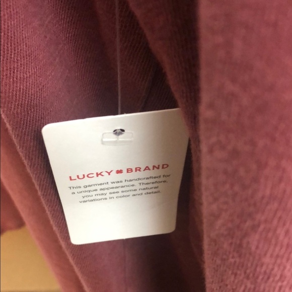 Lucky Brand Burgundy Polo Shirt Soft Cotton Casual - Picture 5 of 5